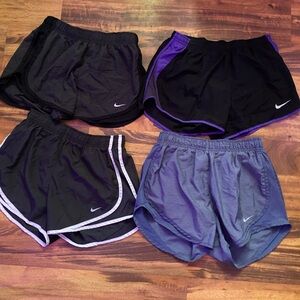 4 Nike size small shorts sold together